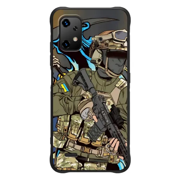 Чохол з принтом «Воїн ЗСУ» для UMIDIGI Bison X20 Чохол з принтом «Воїн ЗСУ» для UMIDIGI Bison X20