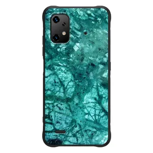 Мраморный чехол на UMiDiGi Bison X20 (VPrint) (Зеленый мрамор)