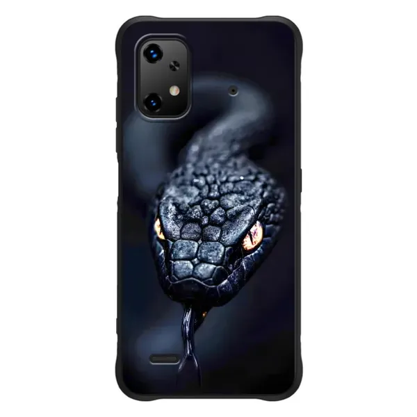 Чехол с принтом «Черная змея» для UMIDIGI Bison X20