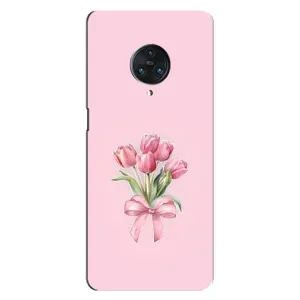 Чехол с розовым рисунком для Vivo Nex 3 (Букет цветов)