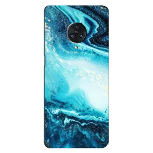 Мраморный чехол на Vivo Nex 3 (VPrint) (Голубой мрамор)
