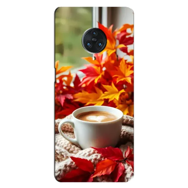 Чехол с принтом «Кофе и листья» для Vivo Nex 3