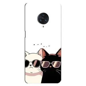 Чехол с рисунком кот на Vivo Nex 3 (Коты в очках)