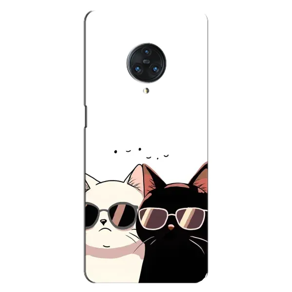 Чехол с принтом «Коты в очках» для Vivo Nex 3