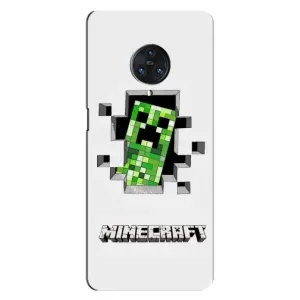 Чехол Майнкрафт на Vivo Nex 3 (AlphaPrint) Minecraft (крипер Майнкрафт)
