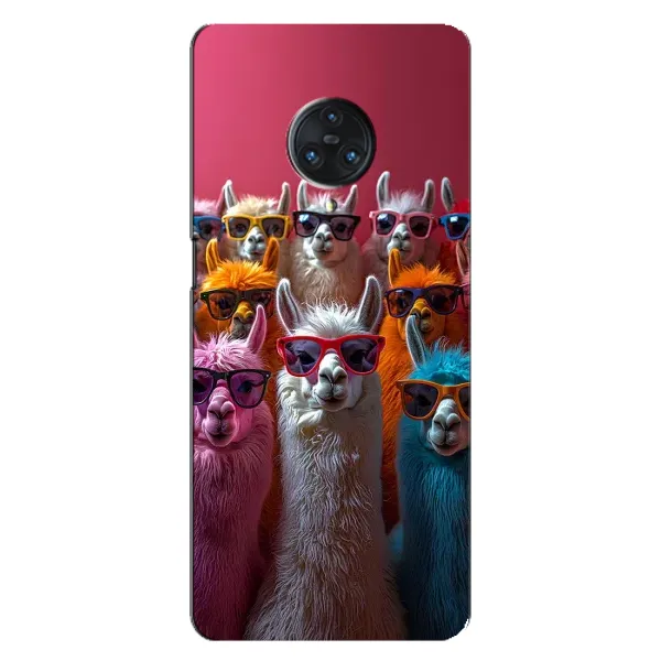 Чехол с принтом «Ламы в очках» для Vivo Nex 3