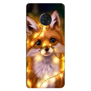 Чехлы с картинкой Лисички для Vivo Nex 3 (VPrint) (Лисичка в гирляндах)