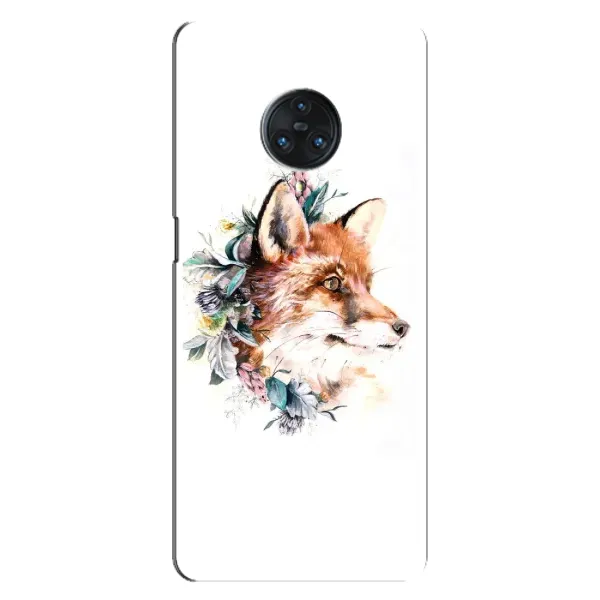Чехол с принтом «Лисичка в цветочках» для Vivo Nex 3