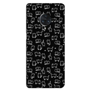 Чехол с принтом для Vivo Nex 3 (AlphaPrint) Модные коты (Меленькие котики)