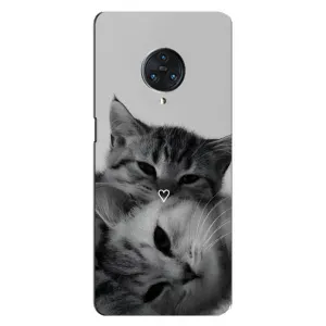 Чехол с рисунком кот на Vivo Nex 3 (Пара котов)