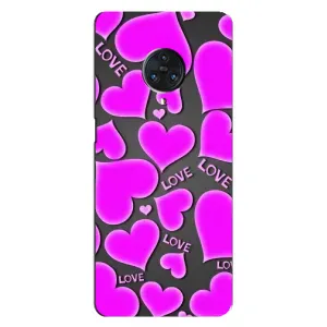 Чехлы для любимой на ВіВО Некс 3 (VPrint) (Pink hearts)