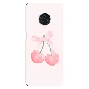 Чехол с розовым рисунком для Vivo Nex 3 (Розовые вишни)