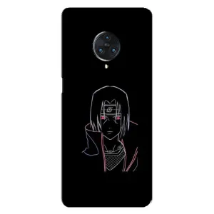 Чехлы на тему: Итачи Учиха для Vivo Nex 3 (AlphaPrint) (силуэт Итачи)