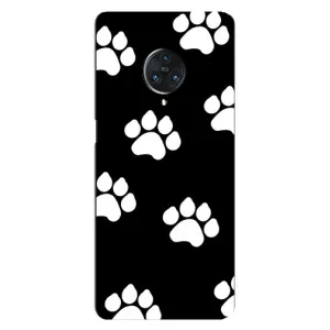 Чехлы с собаками для Vivo Nex 3 (VPrint) (Следы собаки)