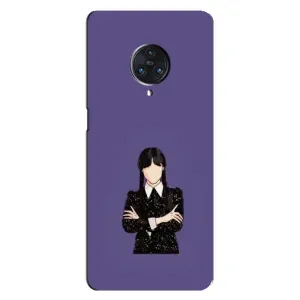 Чохли Венсдей на Vivo Nex 3 Уенсдей (AlphaPrint) (Венздей у чорному)