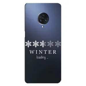 Зимние Чехлы для Виво Некс 3 - прозрачный фон (Winter loading)