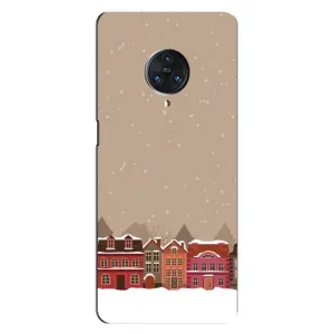 Новогодние, Праздничные Чехлы для Vivo Nex 3 - 2024 год (Зимний город)