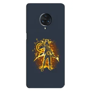 Naruto Anime Чехлы для Виво Некс 3 (AlphaPrint) (золотой Наруто)