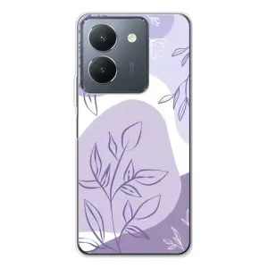 Чехол с принтом «Фиолетовые листья абстракция» для Vivo S30 Pro Mini