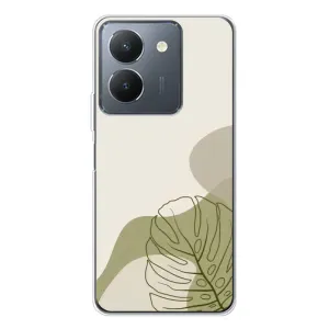 Чехол с принтом «Зеленая монстера дизайн» для Vivo S30 Pro Mini