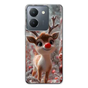 Яскравий чохол для Vivo S30 Pro Mini з Зимові Оленята