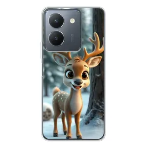 Чехол с принтом «Олененок в лесу» для Vivo S30 Pro Mini