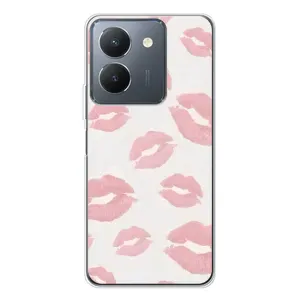 Чехол с розовым рисунком для Vivo S30 Pro Mini (Розовые губы)