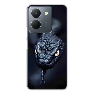 Чехол с картинкой «Хищники» для Vivo S30 Pro Mini (Черная змея)