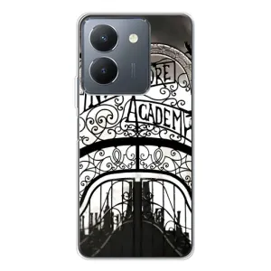 Чохол з дизайном Венздей 2 на Vivo S30 (Ворота Академії Невермор)