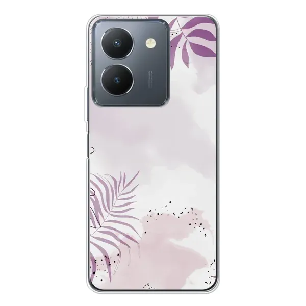 Чехол с принтом «Фиолетовые листья» для Vivo S30
