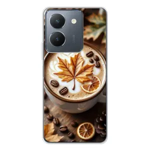Чехол с уникальным дизайном «Осень с кофе» для Vivo S30 (Пряный кофе)