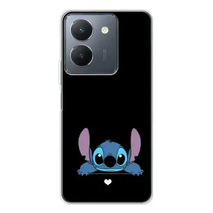 Чохол з принтом Стіч на Vivo S30 (Стіч на чорному)