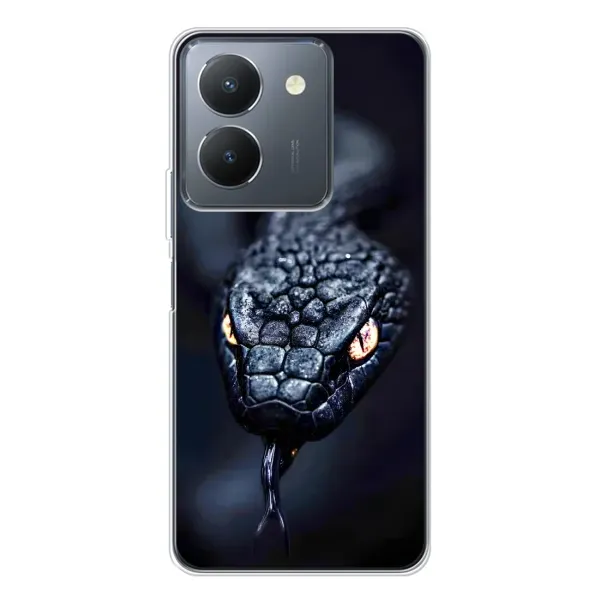 Чехол с принтом «Черная змея» для Vivo S30 Чехол с принтом «Черная змея» для Vivo S30