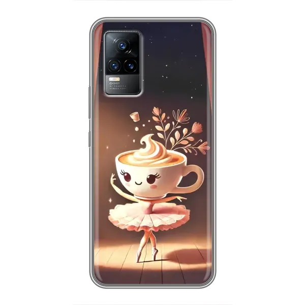 Чехол с принтом «Балерина капучина» для Vivo S9