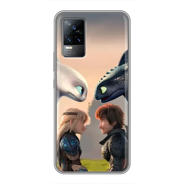 Чехол с принтом «Иккинг и Астрид» для Vivo S9 Чехол с принтом «Иккинг и Астрид» для Vivo S9