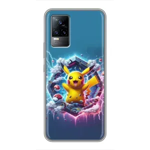 Чохол з Пікачу на Vivo S9 (Лого Пікачу)