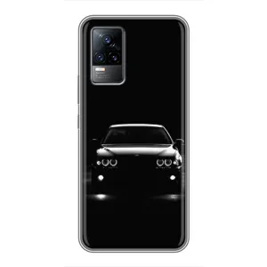 Чехол для Виво С9 - с принтом БМВ (AlphaPrint) (Машина BMW)