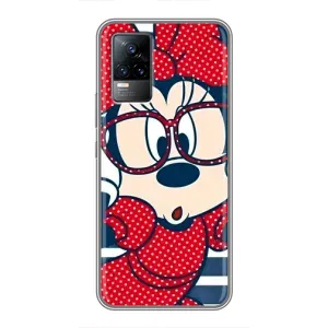Эксклюзивный чехол для Vivo S9 (AlphaPrint - Мультяшные) (Маус в очках)