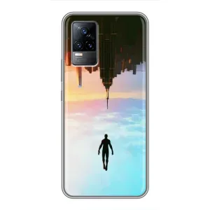 Чехол с человеком пауком для Vivo S9 - (AlphaPrint) (Паук человек)