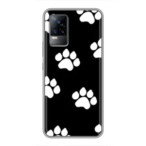 Чехлы с собаками для Vivo S9 (VPrint) (Следы собаки)