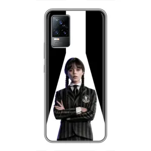 Чехлы Венсдей на Vivo S9 Уэнсдей (AlphaPrint) (W-Wednesday)