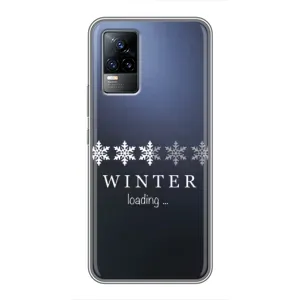 Зимние Чехлы для Виво С9 - прозрачный фон (Winter loading)