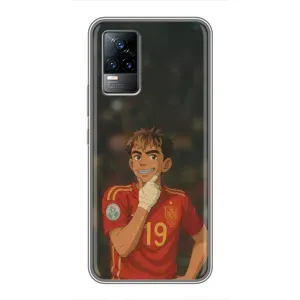 Чехол с футболистом Ламин Ямаль Vivo S9 (Ямаль аниме)