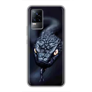 Чехол с принтом «Черная змея» для Vivo S9