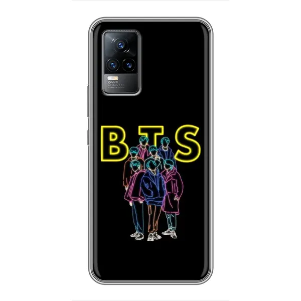 Чехол с принтом «BTS стайл» для Vivo S9e Чехол с принтом «BTS стайл» для Vivo S9e