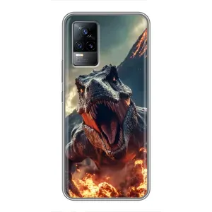 Чохол з картинкою 'Хижаки' для Vivo S9e (Вогняний динозавр)