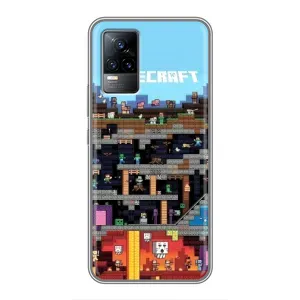 Чохол Майнкрафт на Vivo S9e (AlphaPrint) Minecraft (фон Minecraft)