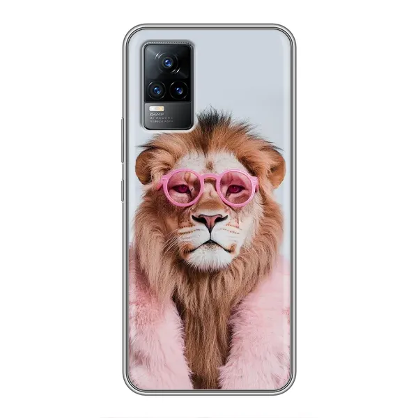 Чехол с принтом «Лев в очках» для Vivo S9e Чехол с принтом «Лев в очках» для Vivo S9e