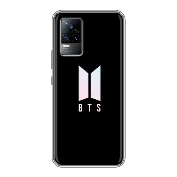 Чехол с принтом «Лого BTS» для Vivo S9e Чехол с принтом «Лого BTS» для Vivo S9e