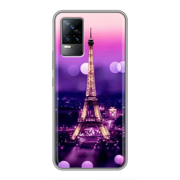 Чехол с принтом «Париж Башня» для Vivo S9e
